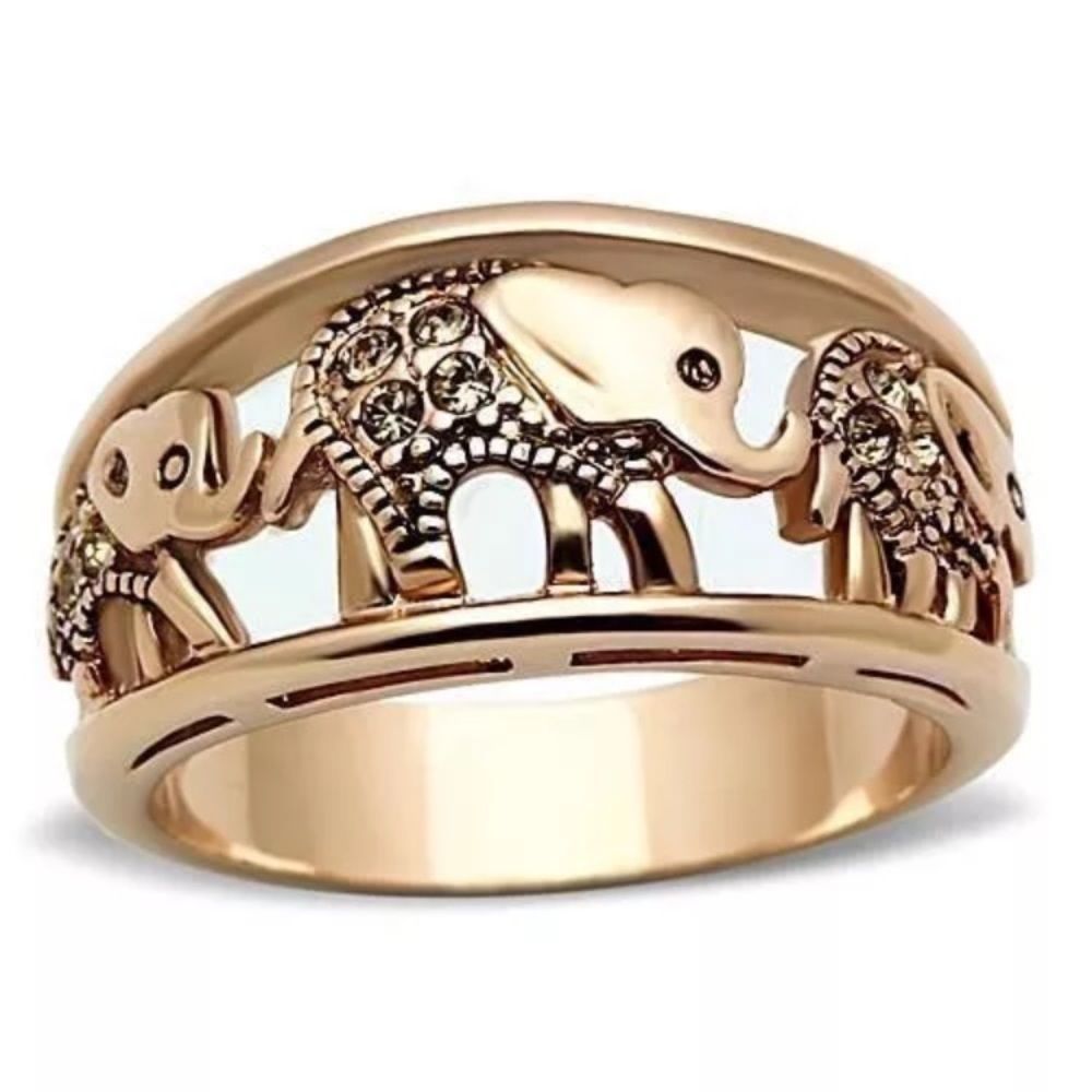 Rose Gold Elephant Ring All Sizes Available!
